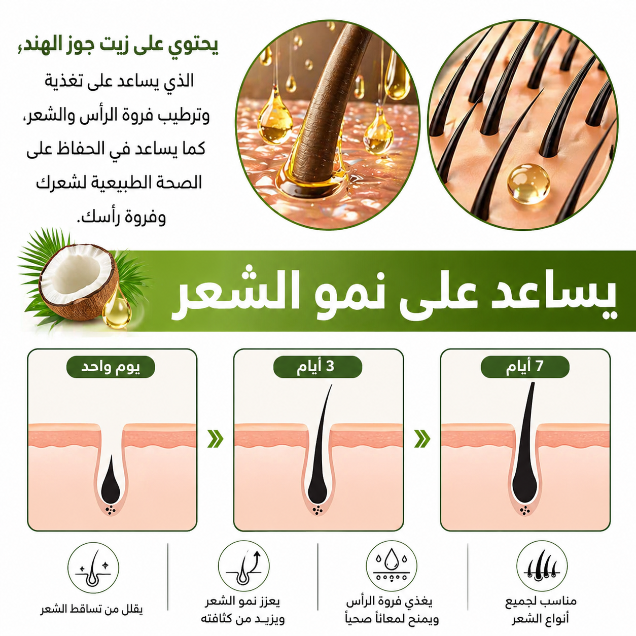 زيت الأعشاب الطبيعي لمنع تساقط الشعر وتعزيز نموه
